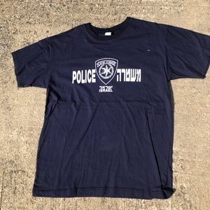 Vintage Israel police shirt XL